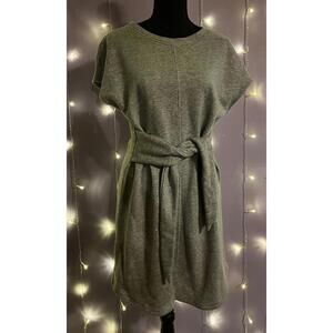 Grey Sweatshirt Dress